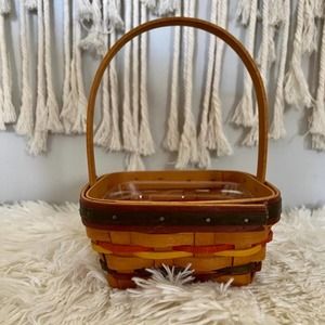 Vintage Longaberger 1998 Small Easter Basket with Plastic Insert